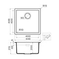 Кухонная мойка Omoikiri Yamakawa 45Т Integra-GR Tetogranit, leningrad grey 4997254