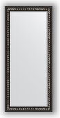 Зеркало Evoform Exclusive 750x1650 с фацетом, в багетной раме 81мм, чёрный ардеко BY 1205
