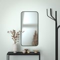 Зеркало прямоугольное Evoform Colora 500x1000, с чёрной окантовкой BY 0435