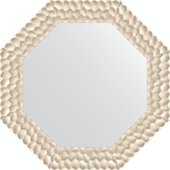 Зеркало Evoform Octagon 670x670 в багетной раме 89мм, перламутровые дюны BY 3887