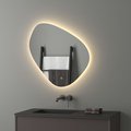 Зеркало Evoform Ledshine 70x70, с подсветкой, тёплый белый свет, сенсорный выключатель BY 2674
