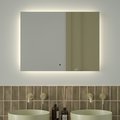 Зеркало с фацетом Defesto Glow 80x60, LED подсветка, ИК-выключатель, нейтральный белый свет DF 2507RH
