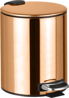 Контейнер для мусора Bemeta Coral 5л, SoftClose, медное золото глянцевое 158315010