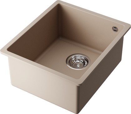 Кухонная мойка Omoikiri Bosen 38-U-SA, Tetogranit, бежевый 4993159
