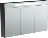 Шкаф зеркальный 125x75см подвесной с подсветкой трёхдверный Verona SUSAN SU609
