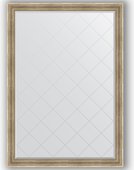 Зеркало Evoform Exclusive-G 1320x1870 с гравировкой, в багетной раме 93мм, серебряный акведук BY 4497