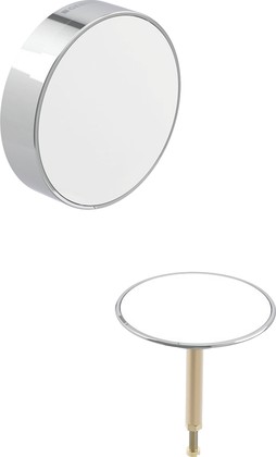 Декоративный комплект Geberit Split d52, для слива-перелива, белый/хром 150.300.KJ.1