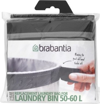 Мешок для бака для белья Brabantia, 60л, серый 102363