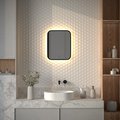 Зеркало с окантовкой Defesto Aura 40x50, LED подсветка, ИК-выключатель, тёплый белый свет DF 2971R