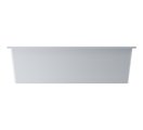 Кухонная мойка Omoikiri Omishima 76-U WH Glossy Natceramic, подстольный монтаж, белый глянцевый 4997516