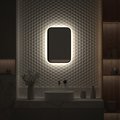 Зеркало с окантовкой Defesto Aura 40x60, LED подсветка, ИК-выключатель, нейтральный белый свет DF 2962R