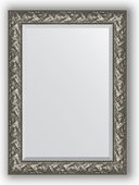 Зеркало Evoform Exclusive 790x1090 с фацетом, в багетной раме 99мм, византия серебро BY 3468