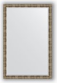 Зеркало Evoform Exclusive 1130x1730 с фацетом, в багетной раме 73мм, серебрянный бамбук BY 1216