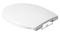 Сиденье для унитаза Haro Favos, быстросъёмное, микролифт, белое 537110