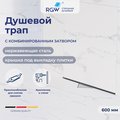 Душевой лоток RGW SDR-60, крепление к стене, хром 21216000-011