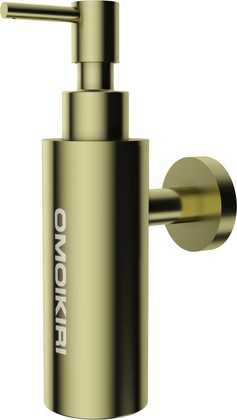 Дозатор жидкого мыла Omoikiri OM-07-GB настенный, светлое золото 4995097