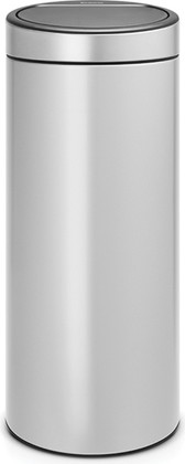 Мусорный бак Brabantia Touch Bin New, 30л, серый металлик 115387