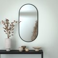 Зеркало овальное Evoform Colora 400x800, с чёрной окантовкой BY 0462