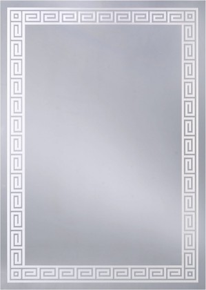 Зеркало 50x70см с декоративным белым принтом Dubiel Vitrum LUSTRO N2 5905241904962