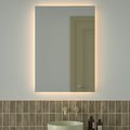 Зеркало с фацетом Defesto Glow 70x100, LED подсветка, без выключателя, тёплый белый свет DF 2519