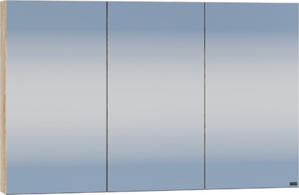 Зеркальный шкаф Санта Марс 1200x650x125, янтарь 700421