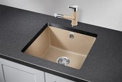 Кухонная мойка Granula 4451, 455x460, универсальный монтаж, кварц, Песок 4451, ПЕСОК