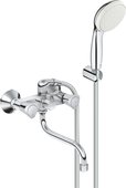 Смеситель для ванны Grohe Costa S, с душевым гарнитуром New Tempesta 100, хром 2679210A