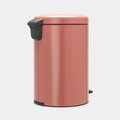 Бак для мусора Brabantia Newicon, 20л, с педалью, терракотово-розовый 304347
