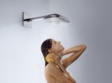 Верхний душ Hansgrohe Raindance Select E 300 3jet, с настенным держателем 390мм, хром 26468000