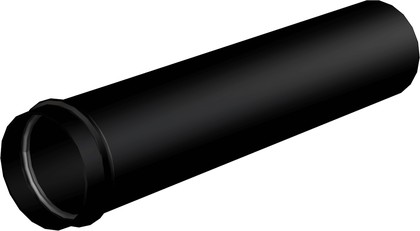 Удлинитель Alcadrain d32 для сифона, чёрный матовый A4000BLACK