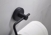 Держатель туалетной бумаги Aquatek Европа, чёрный матовый AQ4118MB