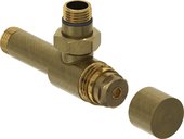 Вентиль Сунержа угловой под шестигранник G1/2"НРxG1/2"НР, состаренная бронза 05-1404-1212