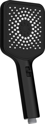 Ручной душ AQUAme 120, 3 режима, квадрат, чёрный матовый AQM8502B