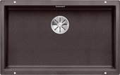 Кухонная мойка Blanco Subline 700-U, отводная арматура, тёмная скала 523443