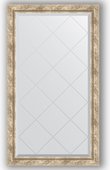 Зеркало Evoform Exclusive-G 730x1280 с фацетом и гравировкой, в багетной раме 70мм, прованс с плетением BY 4220