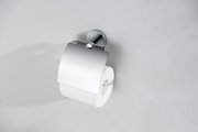 Держатель туалетной бумаги Aquatek Оберон с крышкой, хром AQ4209CR