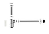 Сифон для раковины Aquatek, хром AQ6014CR