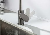 Смеситель для кухни Aquatek Бетта, оружейная сталь AQ1182BGM