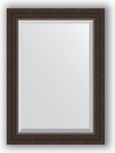 Зеркало Evoform Exclusive 510x710 с фацетом, в багетной раме 62мм, палисандр BY 1124