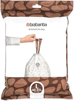 Мешки для мусора Brabantia PerfectFit 40-45л, размер L, 40шт 138645