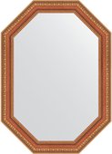 Зеркало Evoform Polygon 510x710 в багетной раме 60мм, бронзовые бусы на дереве BY 7053