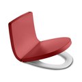 Сиденье и крышка для унитаза Roca Khroma микролифт, красный 801652F3T