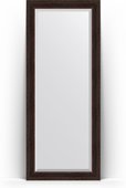 Зеркало Evoform Exclusive Floor 840x2040 пристенное напольное, с фацетом, в багетной раме 99мм, тёмный прованс BY 6130