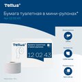 Туалетная бумага в мини-рулонах Tellus Джамбо TP2, категория качества Премиум, 12 рулонов 120243
