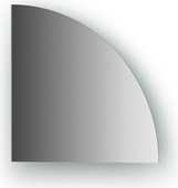 Зеркальная плитка Evoform Reflective со шлифованной кромкой, четверть круга 20х20см, серебро BY 1415