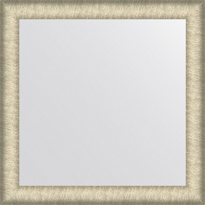 Зеркало Evoform Definite 63x63, в багетной раме, брашированное серебро 59мм BY 7607