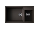 Кухонная мойка Omoikiri Tedori 86-2-LB-ES, две чаши, Tetogranit, эспрессо 4997242