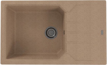 Кухонная мойка Alveus Record 40, 780x480, врезная, с крылом, бежевый 1144465