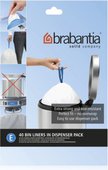 Пакет для мусора 20л пластиковый, размер E, 40шт Brabantia 362002