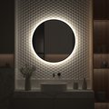 Зеркало с окантовкой Defesto Aura d80, LED подсветка, без выключателя, нейтральный белый свет DF 2985
